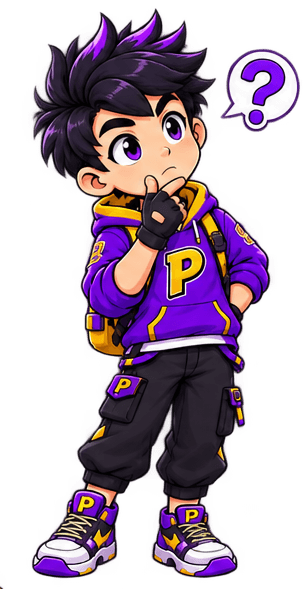 Proggy the Proggaa mascot, thinking